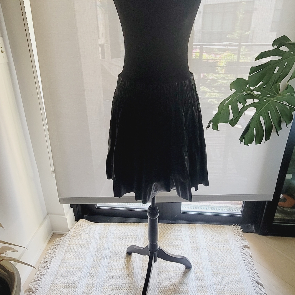Vegan leather skirt